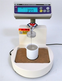 酸碱溶液波美度、浓度、比重测量仪，铁氟龙砝码的校正视频